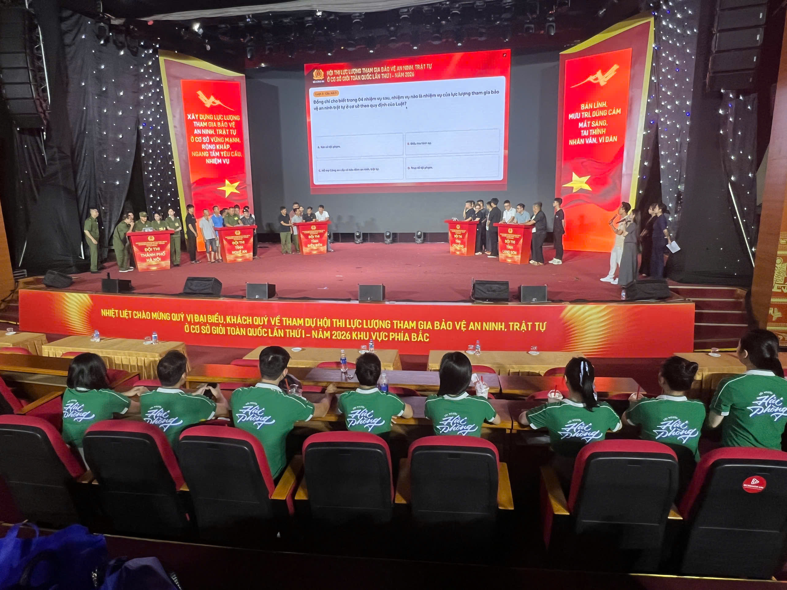 Đội thi thành phố Hải Phòng sẵn sàng tại Hội thi “Lực lượng tham gia bảo vệ an ninh, trật tự ở cơ sở giỏi” lần thứ I (năm 2026) khu vực phía Bắc